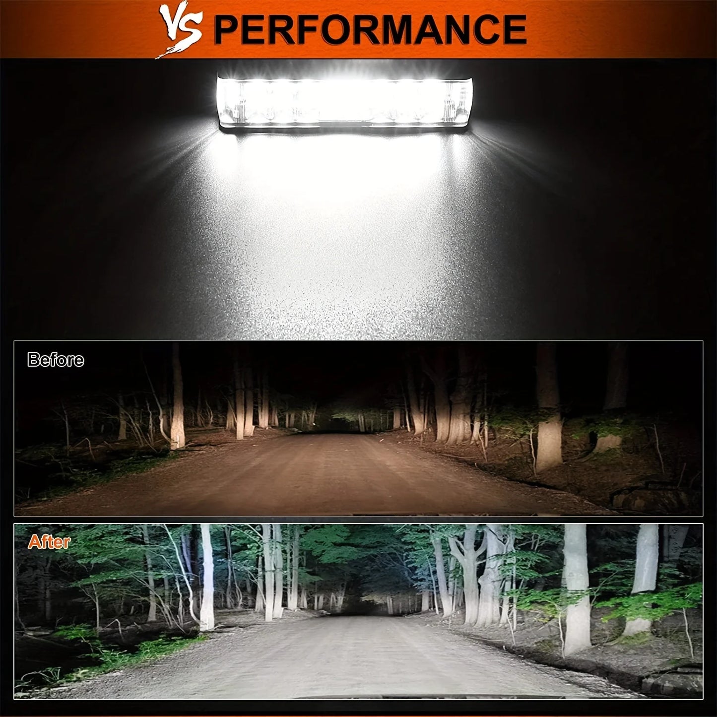 2pcs 6inch Side Shooter LED Light Bar Pods 60W Flood Spot Beam Combo Driving Fog Work Light for Car Truck ATV UTV Boat 4x4 Moto