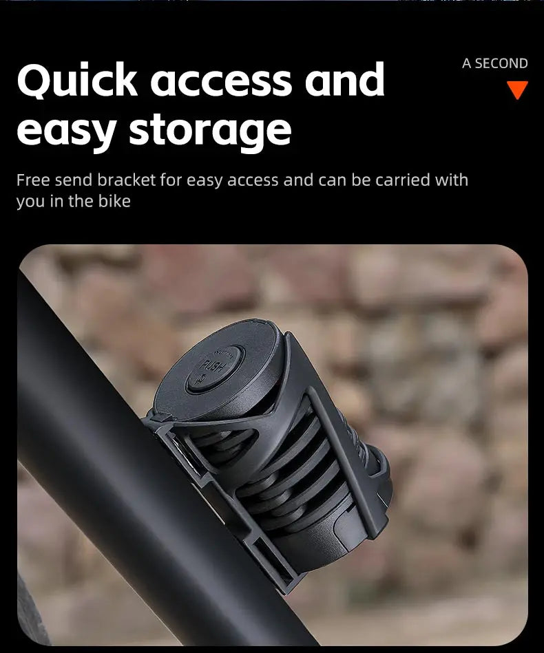 WEST BIKING Folding Bike Lock Combination Anti-theft Lock Portable E-Bike Heavy Duty Chain Lock Bicycle Cycling Accessories