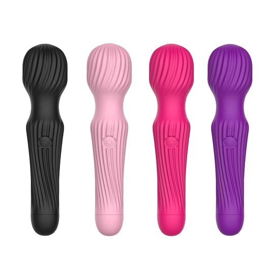 10 Speeds AV Magic Wand Vibrator Strong G-spot Clitoris Nipple Stimulator Sextoy for Women Dildo Masturbator Massager USB Charge