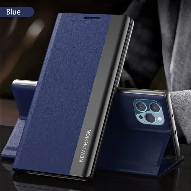 Flip Leather Case For Xiaomi Redmi Note 9S 10S 11S 12 Pro 9C 9T 10X K30S K40 Pro Luxury Ultrathin Magnetic Bracket Cover