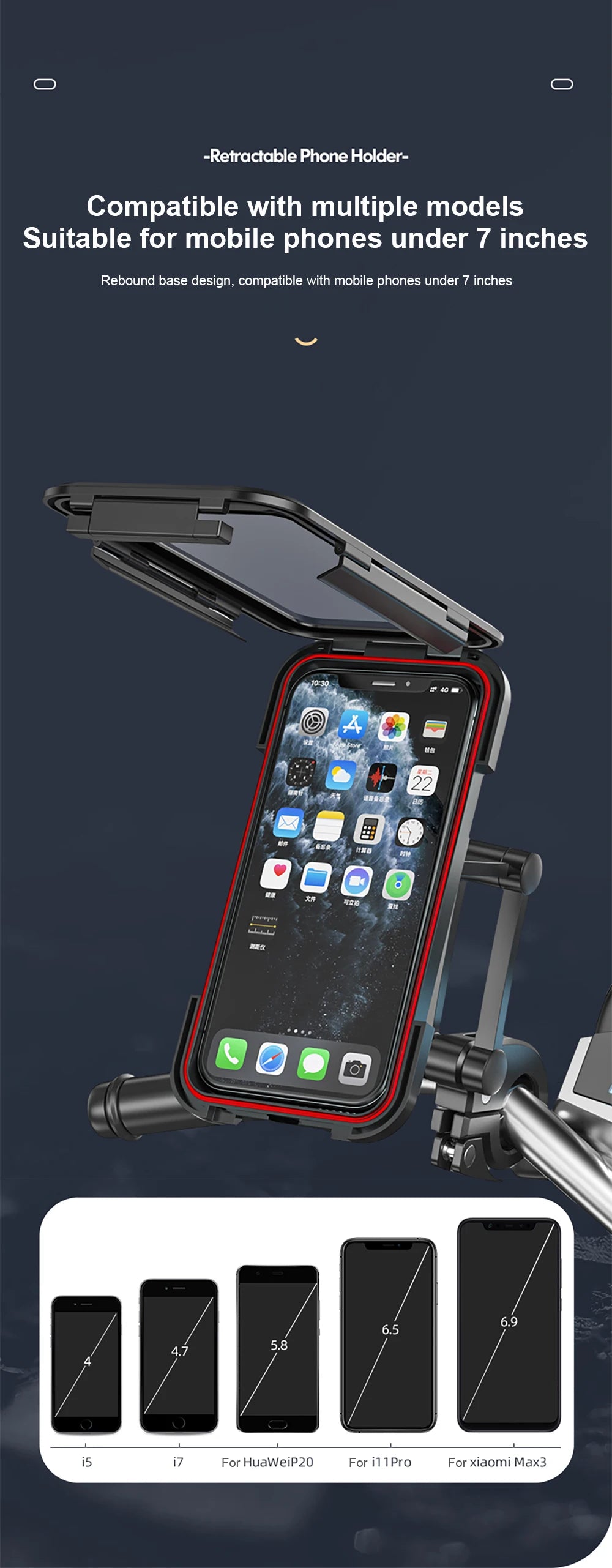 Waterproof Motorcycle Phone Holder Support Universal Gps For Sp Connect Motorcycle Cradle Bmw K 1600 Gtl