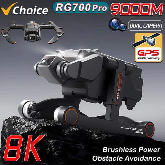 RG700 PRO GPS Drone 5G 8K Professional Camera Obstacle Avoidance Aerial Photography Brushless RC Foldable Quadcopter Toys Gifts