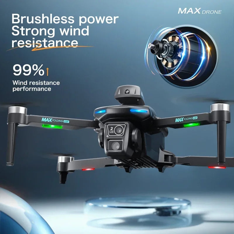 XT606 Drone 8k Profesional 4K HD Camera Obstacle Avoidance Aerial Photography Optical flow Foldable Quadcopter GPS RC 90000M