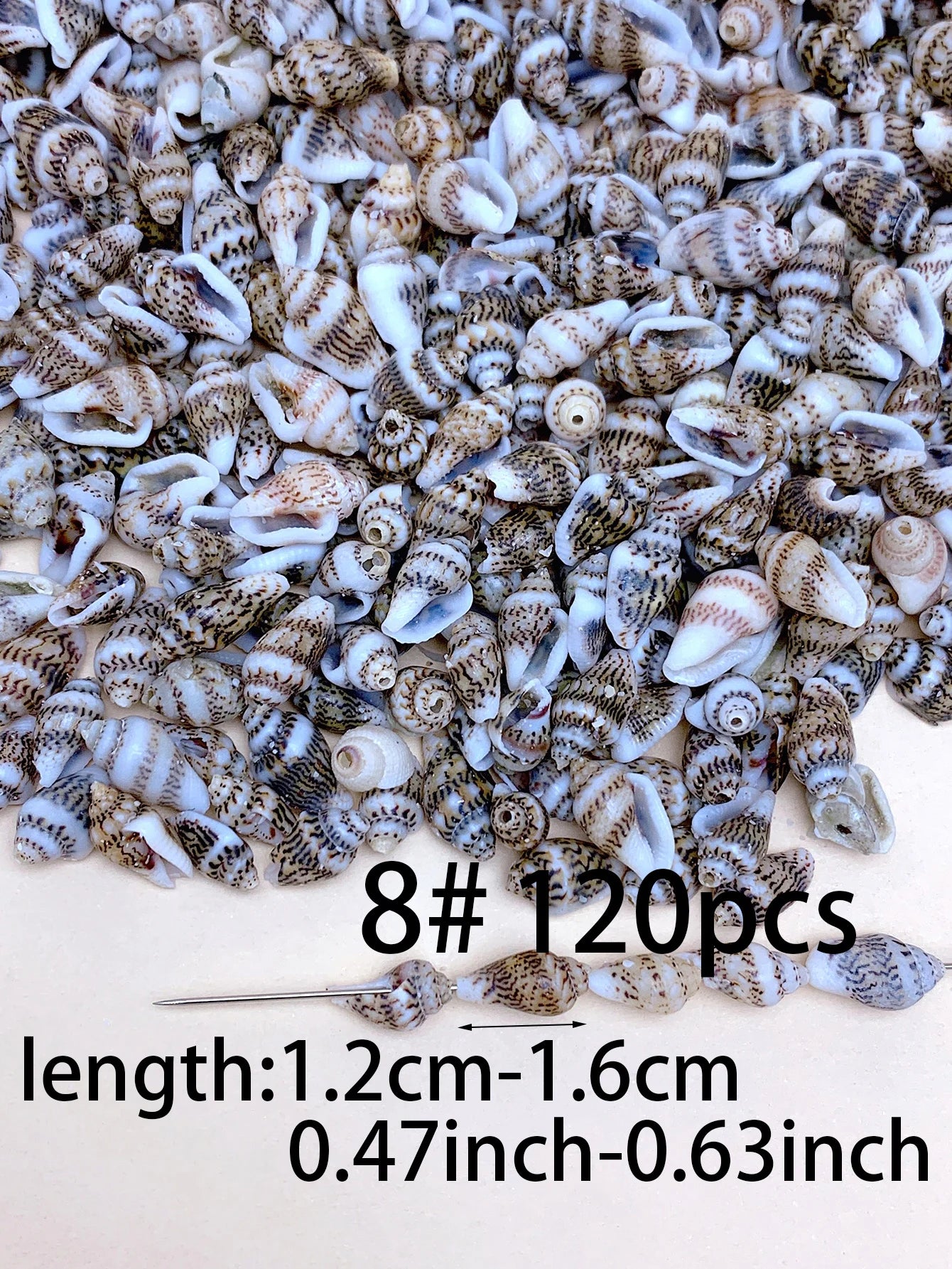 30/60/120pcs natural handmade diy with hole shell suitable for bracelet necklace earrings pendant jewelry accessories