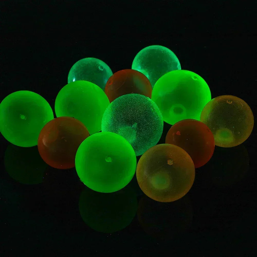 Luminous Balls High Bounce Glowing Ball Sticky Wall Home Party Decor Kids Adult Gift Anxiety Stress Relieve Toy 4.5cm