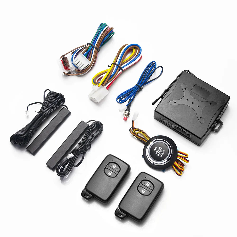 Car Alarm keyless entry start Systems Remote Central Door Lock Keyless System Auto Car SUV Anti-theft Tunning parts PKE