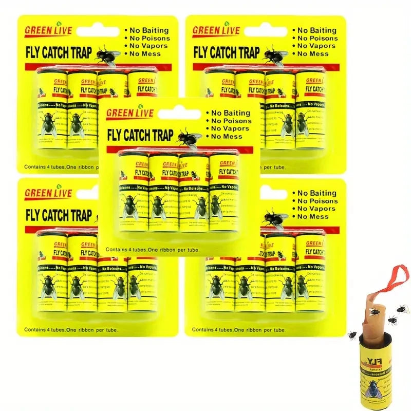 5-sheet green fly roll fly tape fly sticky strip fly paper fly sticky strip fly sticky tape