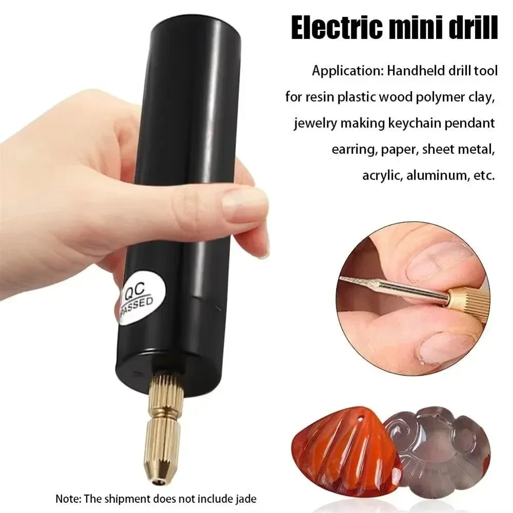 Electric USB Mini Drill 5 Pieces Set USB Drill Rotary Tools USB Engraver Pen Drilling Jewelry Tools With Drill Bits Power Tools
