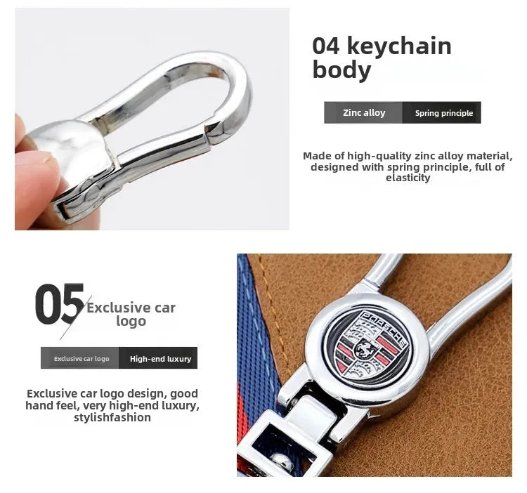 Porsche Cayenne Key Case 718 Parameira 911 Key Bag Left And Right Modification Auto Key Holder Chinese Mainland Origin