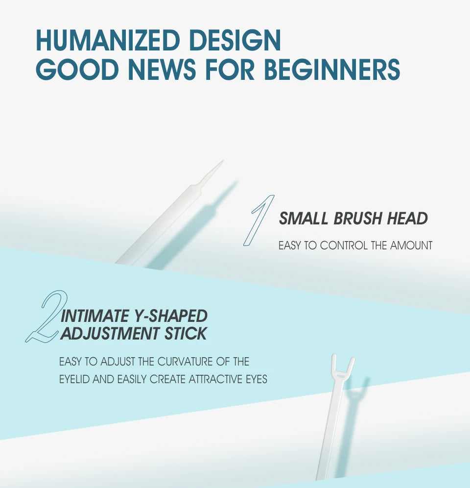 IMAGIC 5ml False Eyelash Extension Glue Waterproof Fast Dry Long Lasting Strong No Irritation Transparent Eyelash Primer Tools