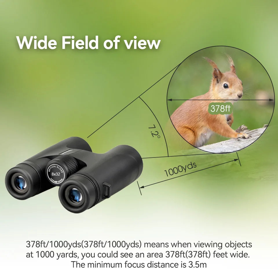 Svbony F9333A/F9333B Binoculars 10X42/8X32 Telescope Powerful Professional HD Long Range Camping Equipment For Traving Suvival