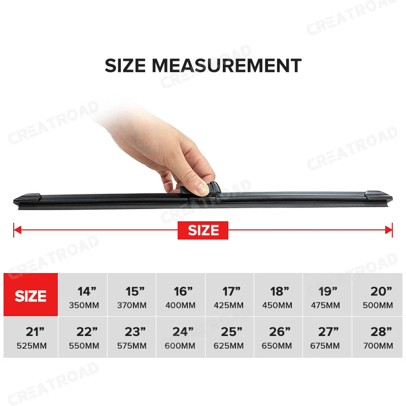 Wiper LHD Front Wiper Blades For BMW 5 Series F07 F10 F11 2011 - 2016 Windshield Windscreen Window Rain Brushes 26"+18"