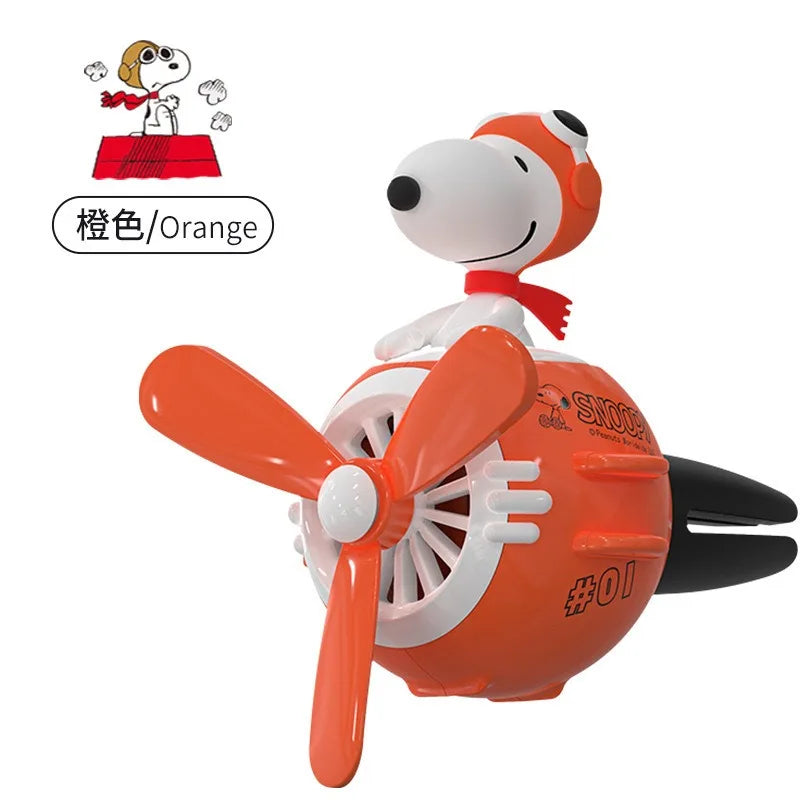 New Cartoon Creative Snoopys Car Aromatherapy Decoration Cute Car Perfume Accessories Air Outlet Cartoon Aromatherapys Gadgets