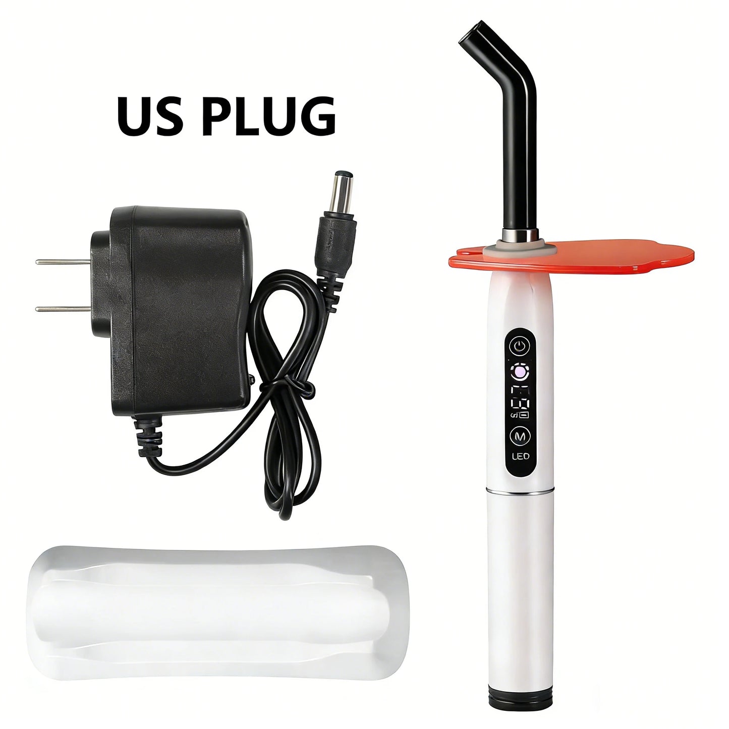LED Cordless Curing Light Rechargeable Energy Efficient Curing Dental Resin Cure Machine  Lamp for Professional Dental Treatment