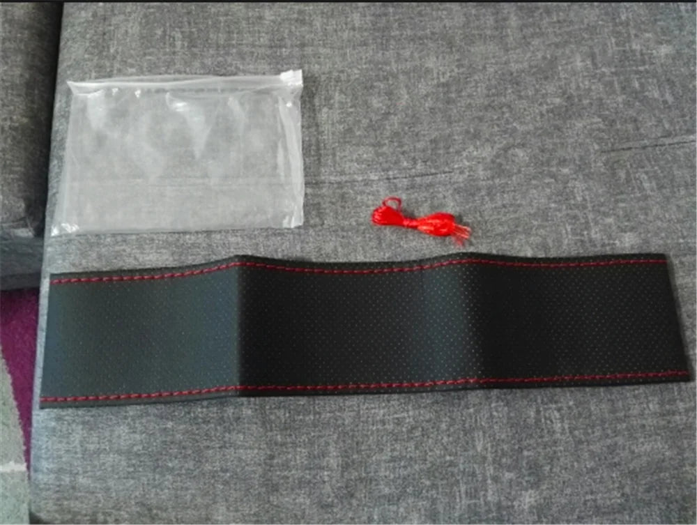 Universal car parts hand sewing steering wheel cover 36 38 40CM for Kia Provo K9 Cross Carens CUB Trackster Ray K2 Naimo