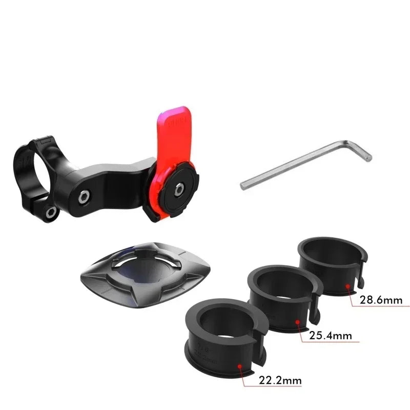 VIKEFON Bike Phone Holder Shock-resistant Motorcycle Bicycle Scooter Bike Handlebar Security Quick Lock Support Telephone Stand
