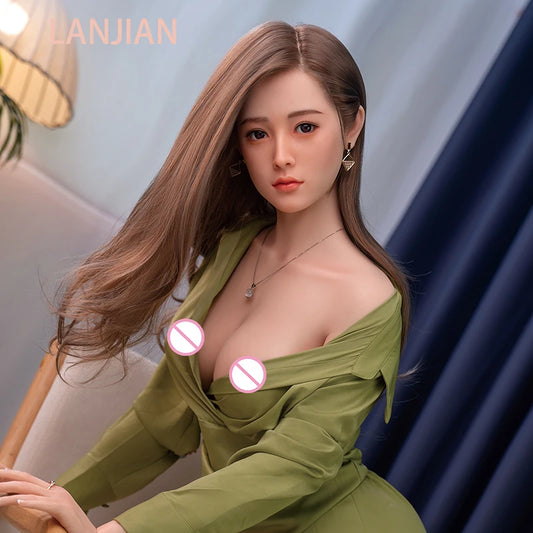 High-end adult sex toys, beautiful sexy sex doll full body size 3-hole sex doll realistic vagina anus jelly breast sex toy