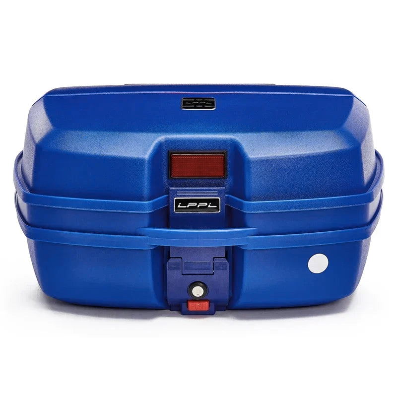 45L Motorcycle Tour Tail Box Motorcycle Luggage Box Top Case with 2 Keys Multifunctional  for Luggage Storage