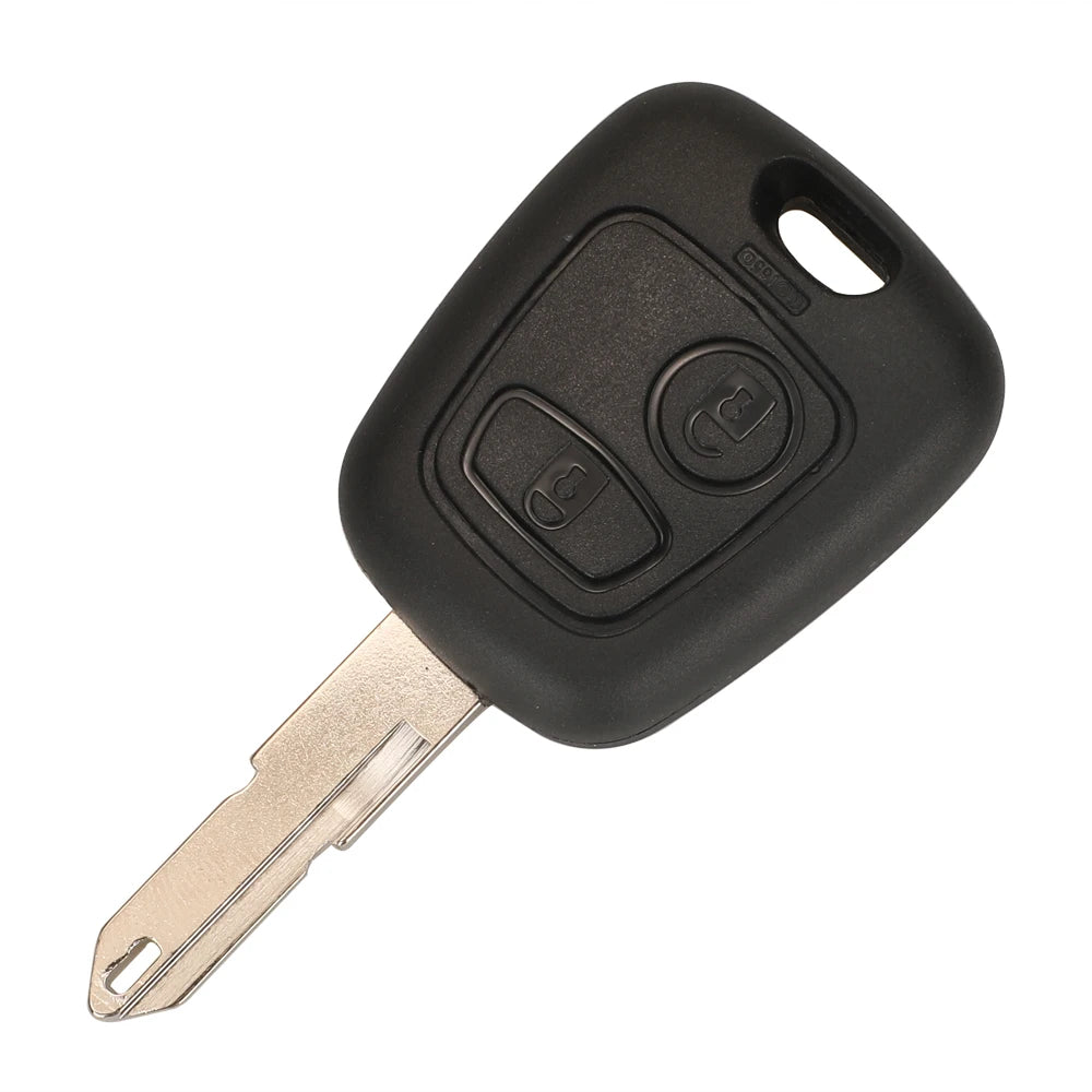 jingyuqin Remote Car Key For Citroen C1 C2 C3 C4 For Peugeot 106 206 306 307 107 For Toyota Aygo 2Buttons 433Mhz 4D70/ ID46 Chip