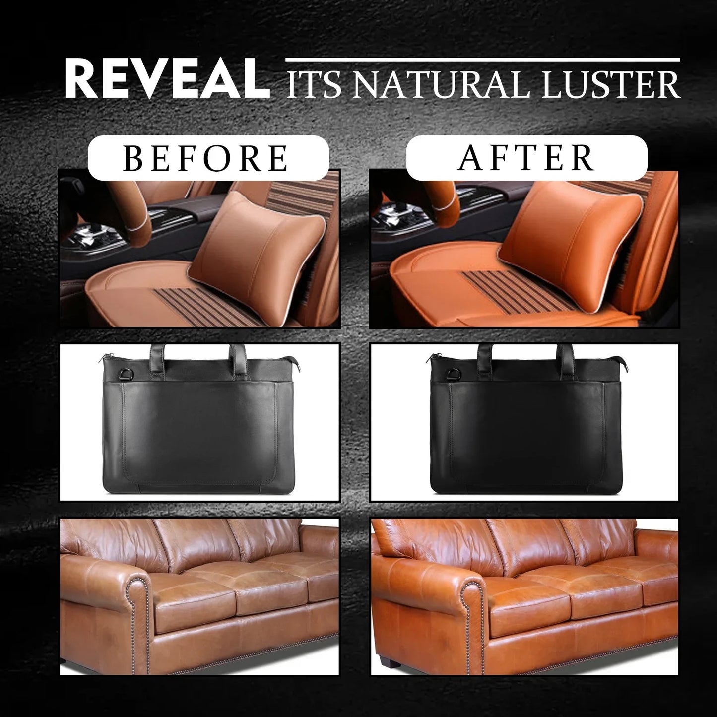 50ml Car Leather Repair Kit Liquid Skin No Heat Leather Repair Tool Car Seat Sofa Coats Holes Scratch Cracks Rips Restoration