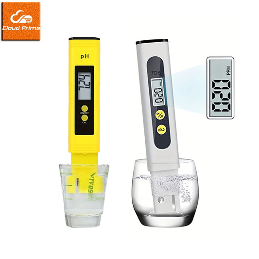 Digital PH Meter Automatic Calibration 0.01 and TDS Tester Titanium Probe Water Quality Test Monitor Aquarium Pool