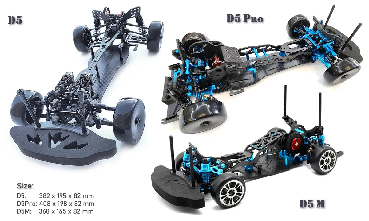 RC Car 3RACING Sakura D5 D5Pro D5M KIT 1:10 Carbon Fiber DIY Model Remote Control Super Rear Drive Drift High Speed Racing Frame