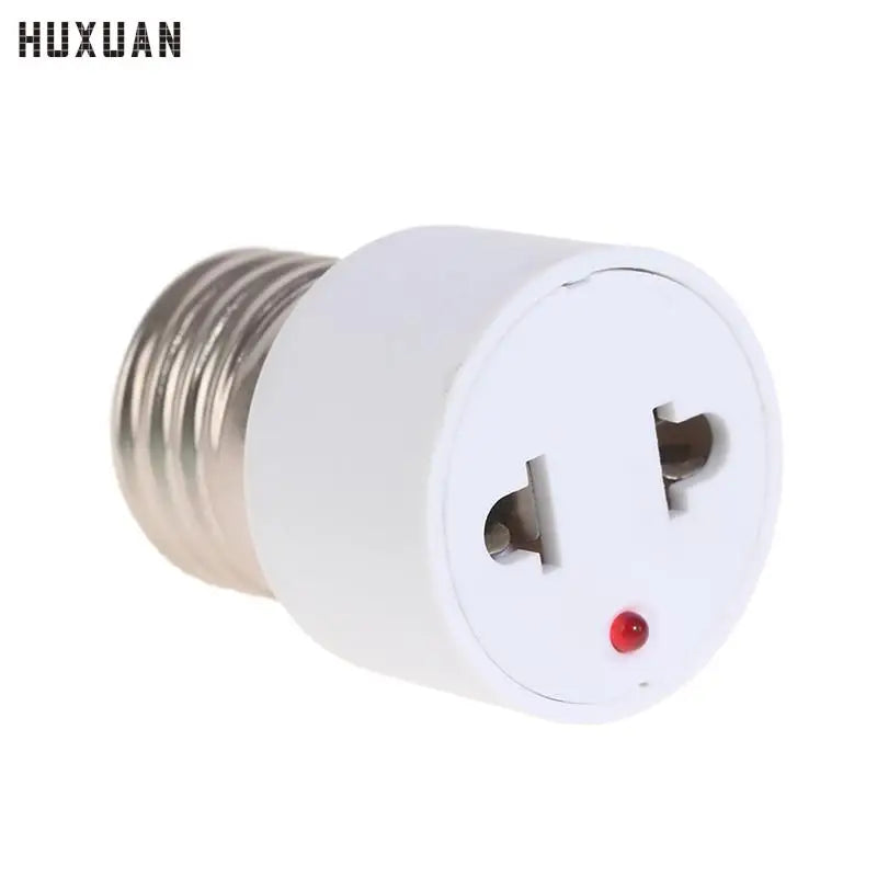 New E27 Bulb To US EU Plug Light Fixture Bulb Base Lamp Socket Adapter Convert E27 Base To Regular US/EU Plug Bulb Base Adapter