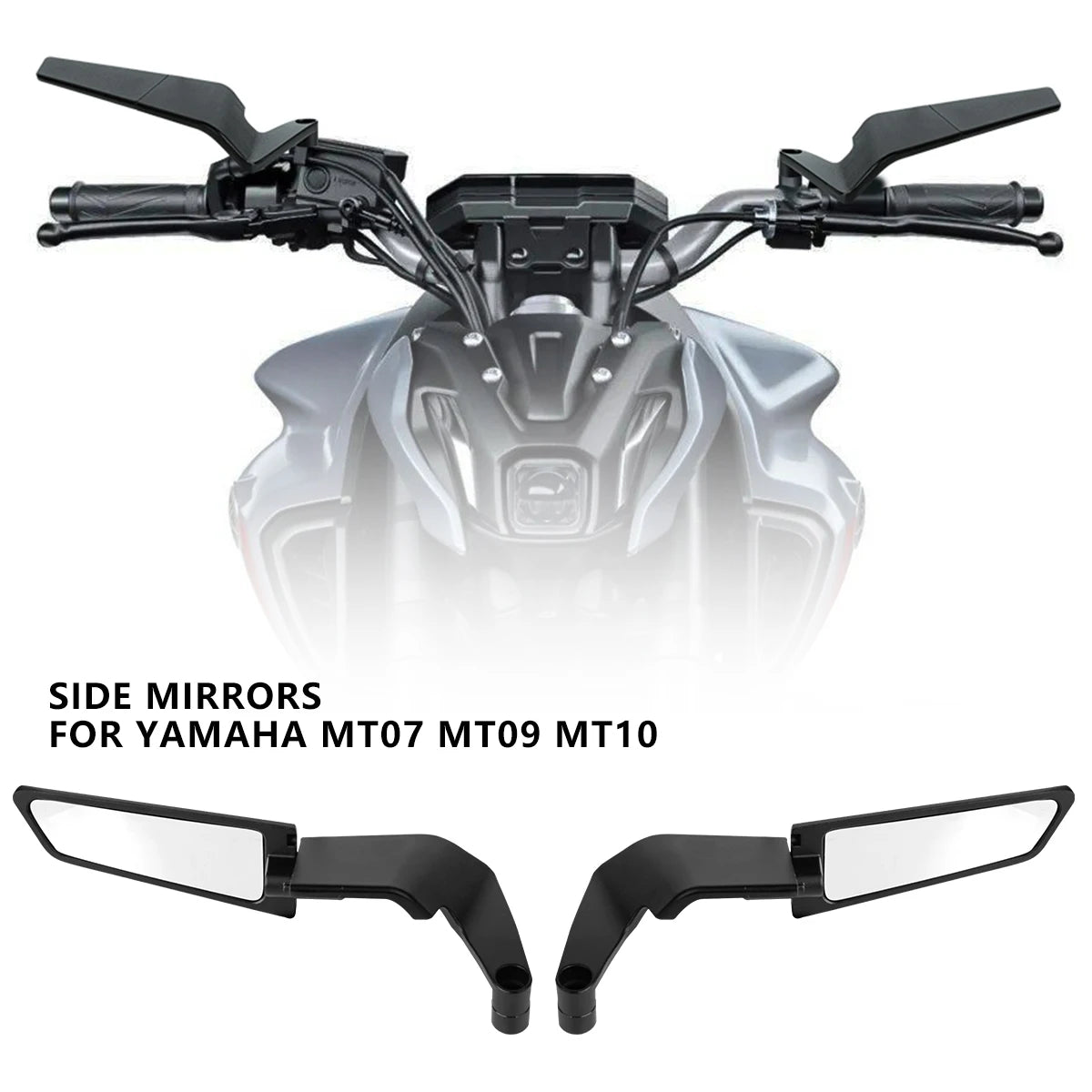 Motorcycle Mirrors Wind Wing Side Rearview Rotate Adjustable Mirrors For Honda YAMAHA MT07 BMW KTM Kawasaki DUKE Accessories