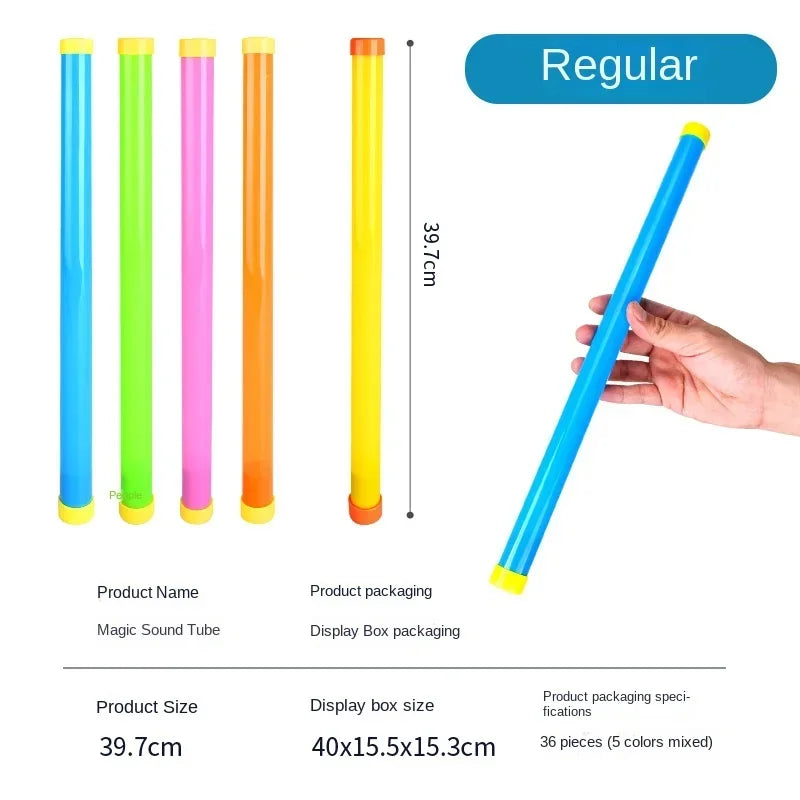 Halloween Children's Toys Magic Sound Wand Monster Sound Whistle Plastic Tube Fart Tube Prank Spoof Swizzle Stick Toy