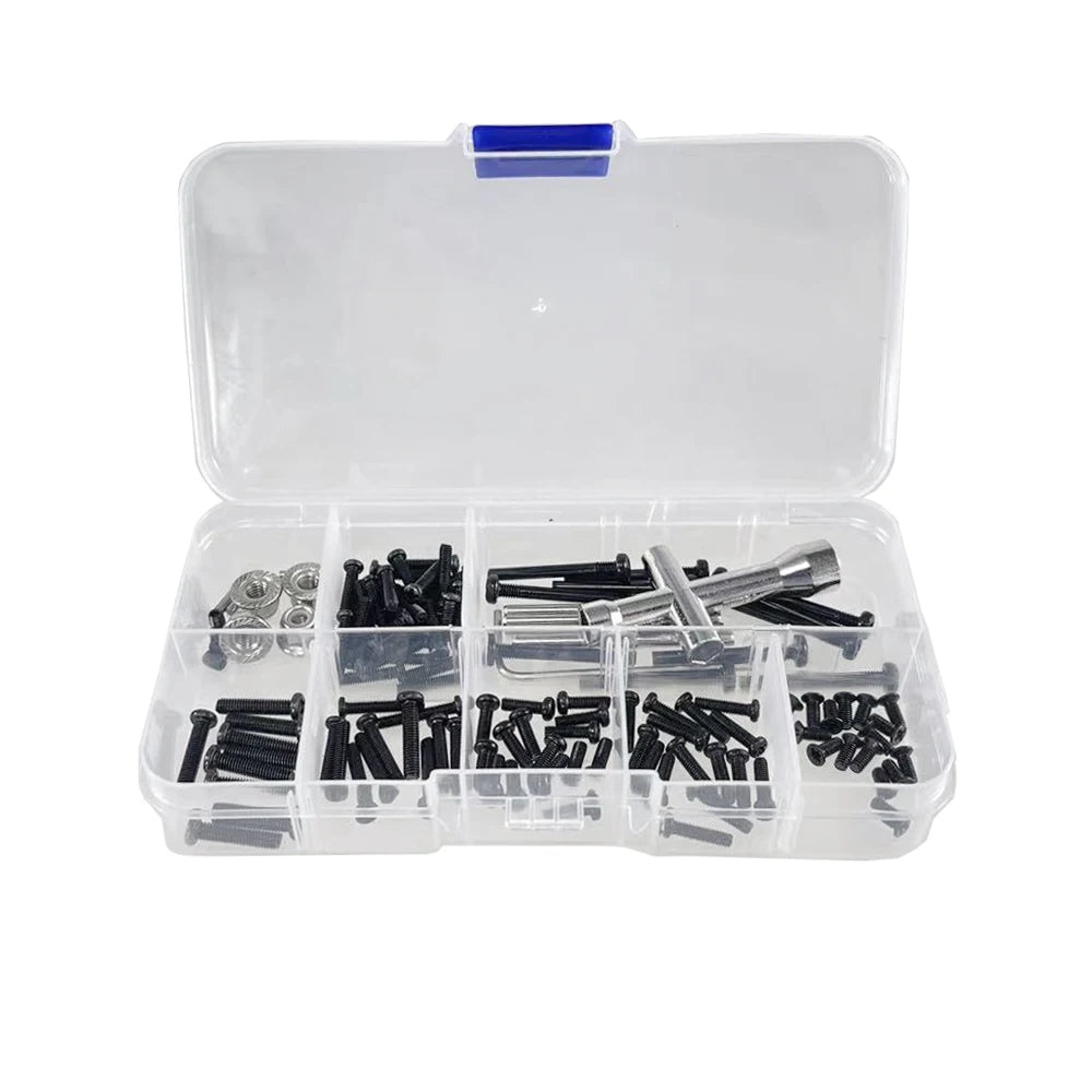 For Hyper Go MJX 1/16 16207 16208-09-10 H16 H16BM RC Car Spare Parts Remote Control Car Modification Screw Tool Accessories Box