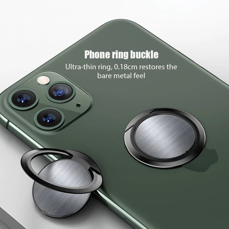 Universal Finger Ring Holder Stand Grip 360 Degree Rotating for Mobile Phone Support Car Magnetic Phone Back Sticker Pad Bracket