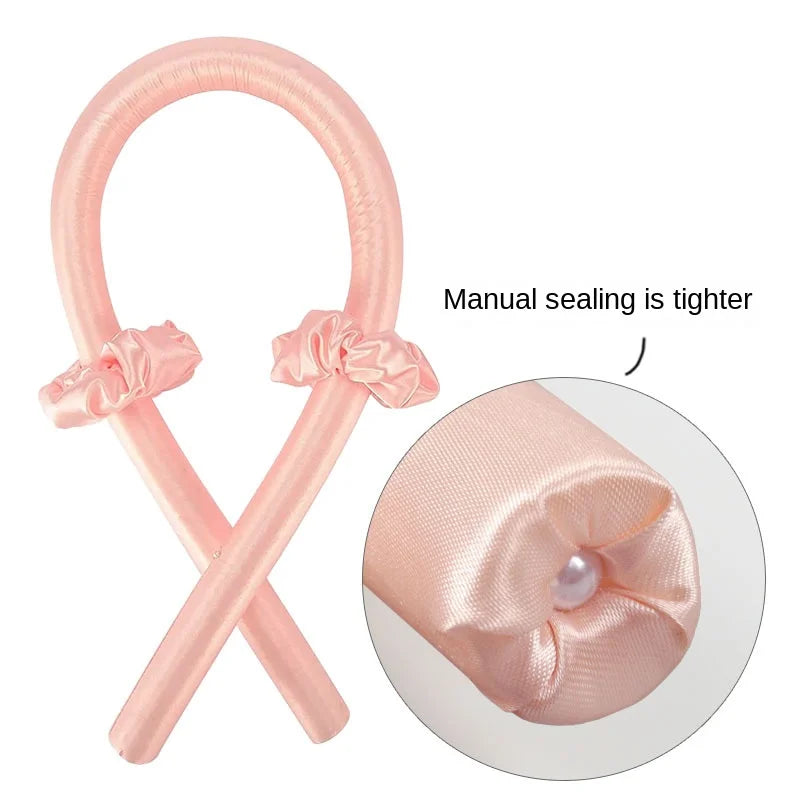 Heatless Curling Rod Headband Lazy Curler Set Make Hair Soft Shiny No Heat Spiral Soft Sleeping Curling Iron Modeling Accessorie