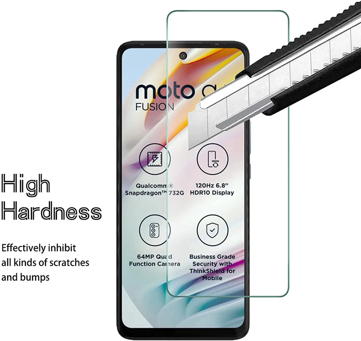 5Pcs Tempered Glass For Moto G84 G54 5G G14 4G Screen Protector