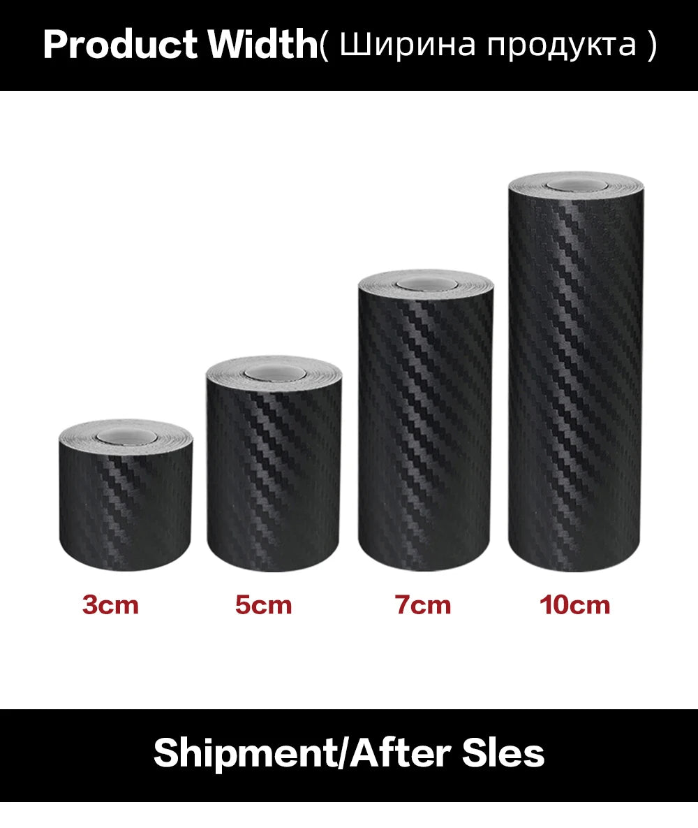 3D Carbon Fiber Vinyl Wrap Film Glossy Black Matte Black Self Adhesive Vinyl Car Wrap Foil Sticker Console Computer Laptop Skin