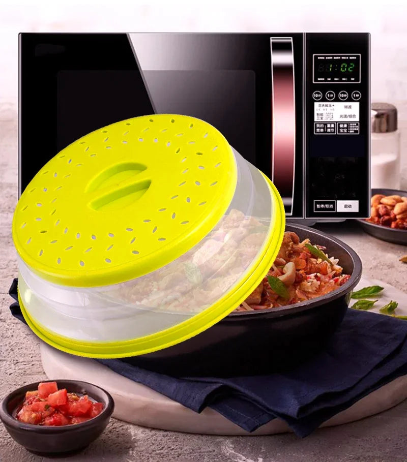 Kitchen Tools Microwave Splatter Cover Heating Folding Cover Fresh-keeping Cover Oil-proof Splash-proof Cover Cooking Lid