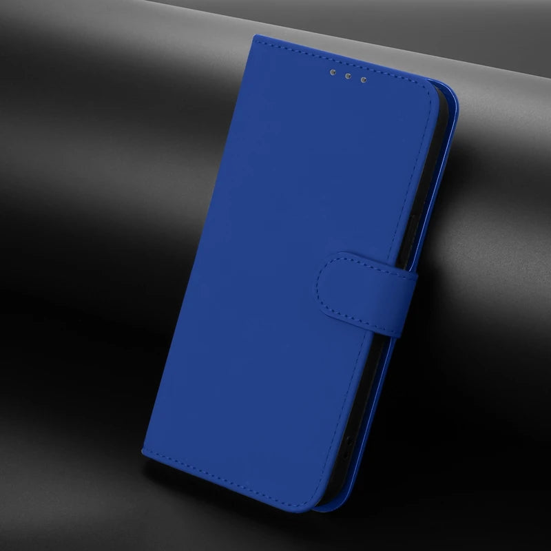 For Funda Tecno Camon 50 Pro 4G Case Candy Solid Color Flip Cover on for Tecno Camon 50 pro 4G CN5c Leather Phone Case Coque