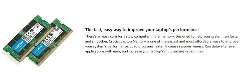 Crucial DDR4 8GB 16GB 3200MHz SODIMM RAM  CL22& DDR5 SODIMM 16GB 32GB 5600MHz CL46 Notebook Memory