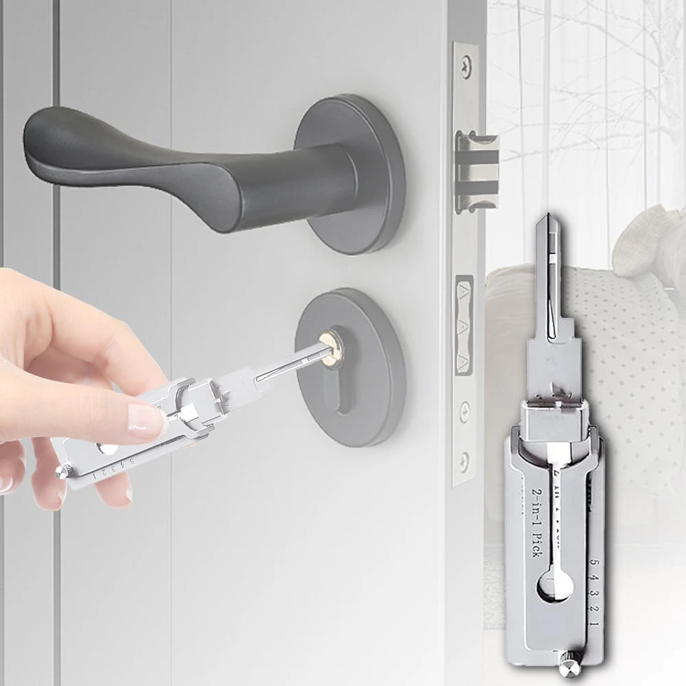 SS001 Key Decoder Hook Tool Pickup Hand Tool Stainless Steel Precision Tool O-ring Pickup Kit Maintenance Repair Kit ﻿
