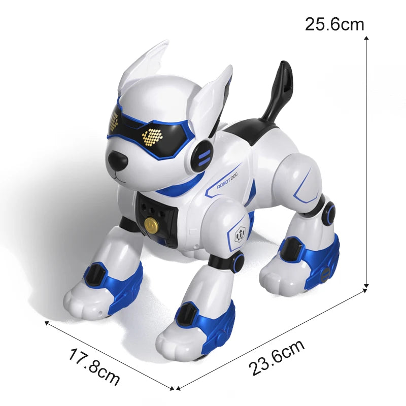 Brand New JJRC R27 Remote Control Robot Dog Voice Control Intelligent Talking Walking And Dancing Light Play Cute Children Gifts