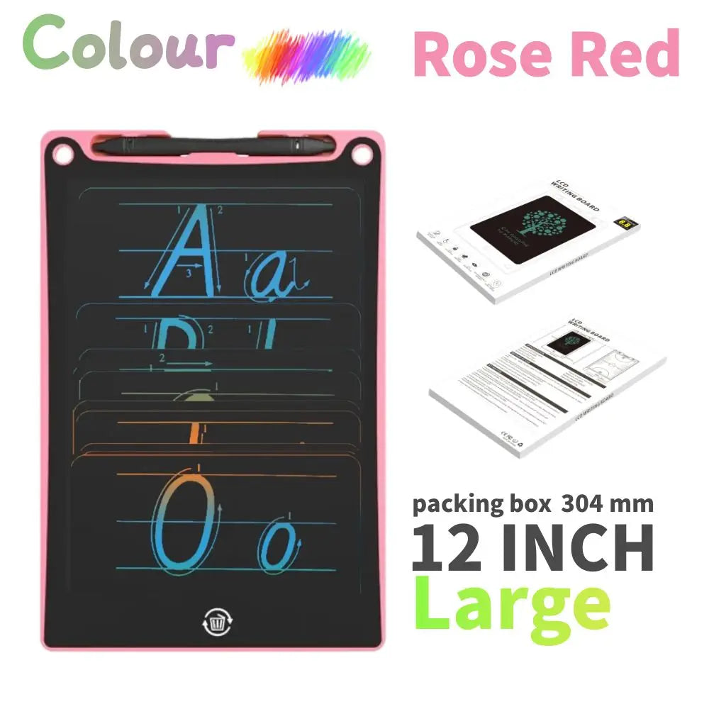 Educational LCD Writing Tablets in 8.5 - inch, 10 - inch, and 12 - inch Sizes: Boost Children's Painting Skills Painting Talents