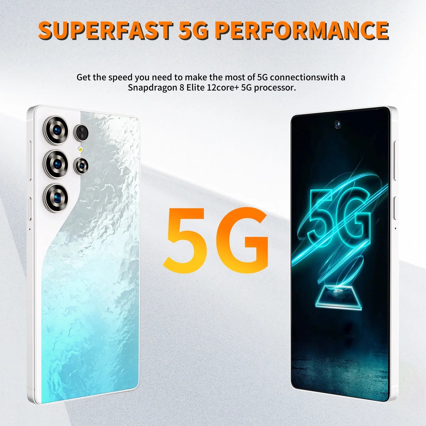 HOT 2025 new S25 Ultra original intelligent 5G dual card dual standby Android 15 system global version phones 8000mAh battery
