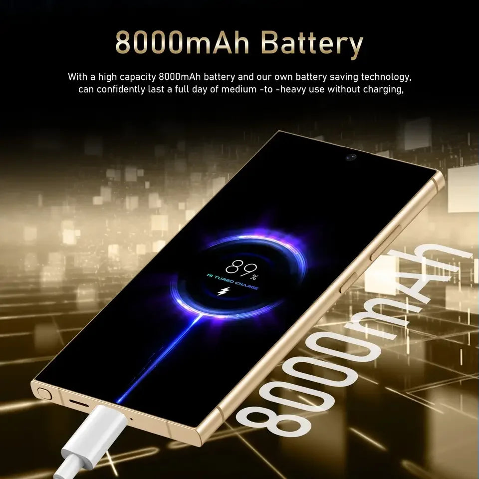 HOT 2025 new S26 Ultra original intelligent 5G dual card dual standby Android 15 system global version 108MP 7800mAh battery