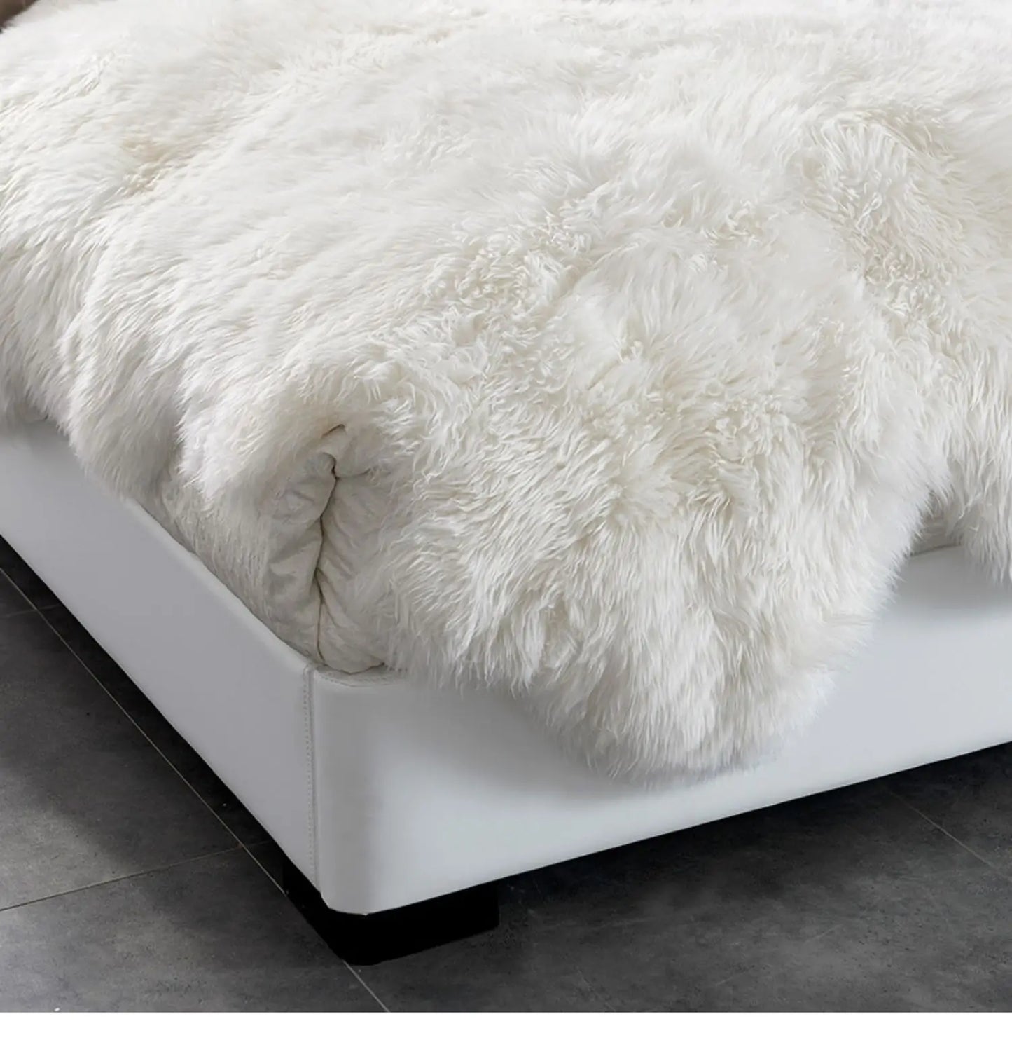 Natural Australia White Wool Comforters Real Sheepskin Mattress Bedroom Blankets For Bedding 2022 Winter