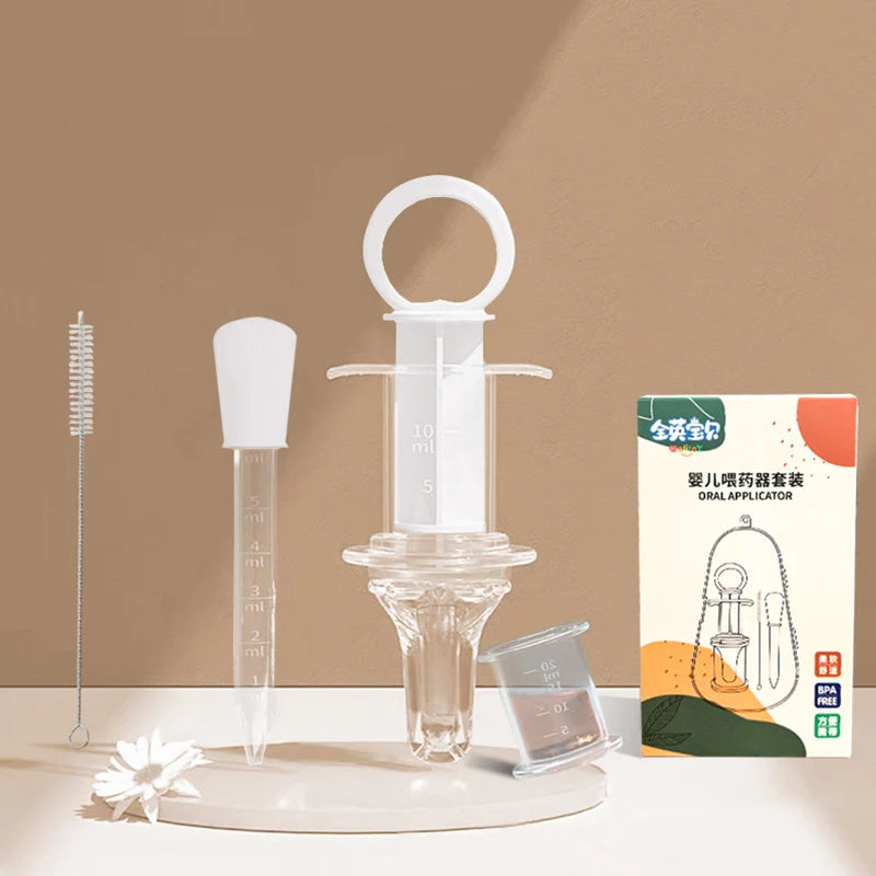 4PCS Baby Medicine Feeder Child Medicine Device Silicone Pipette Liquid Food Supplement Dropper Baby Training Feeder Utensils