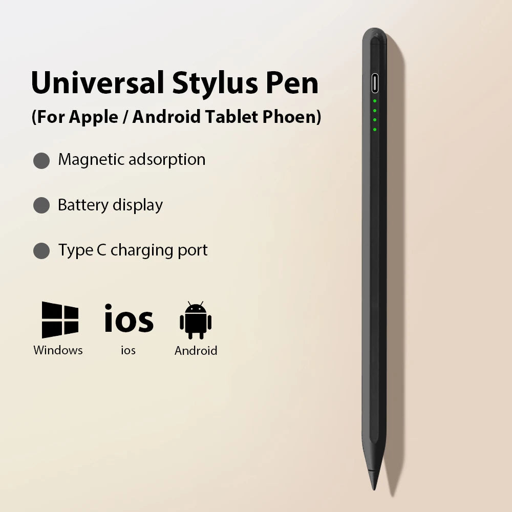 Stylus For Android, iOS, Windows, IPad, Apple Pencil Accessories, Universal Stylus For Tablets And Phones