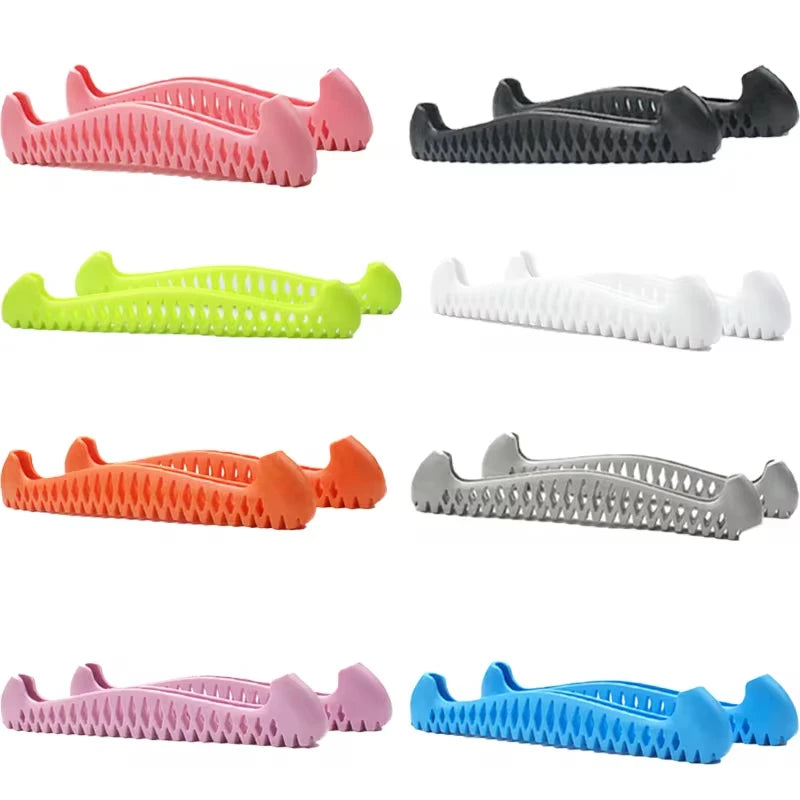 Adjustable TPU Ice Skating Blade Covers Walkable Figure Skate Ice Skate Hockey Skates Prevent Puncture Scalable Blade Sleeve