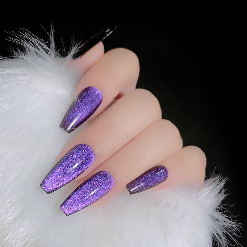 8ml 9D Rainbow Cat Eye Magnetic Nail Gel Phototherapy Adhesive Semi Permanent Nail Art Manicure Soak Off LED UV Gel