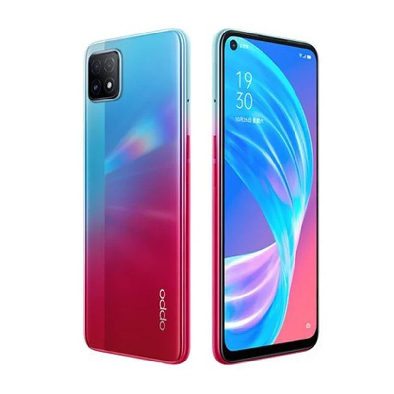 OPPO A73 smartPhone 5G Global firmware MTk Dimensity 720 2400x1080px 4030mAh camera 16MP+8MP good condition used phone