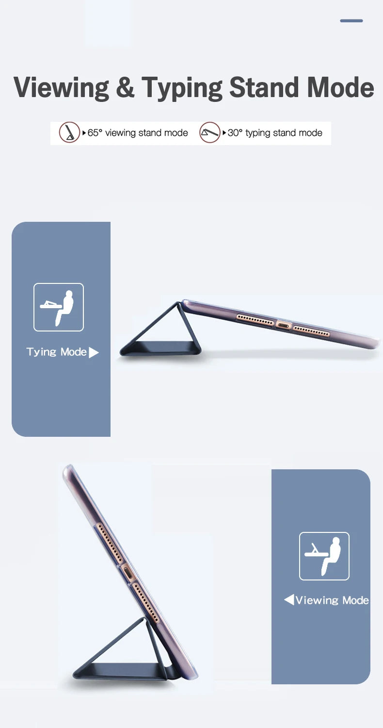 Tablet Stand Protection Flip For Samsung Galaxy Tab A8 10.5'' 2021 Cover for SM-X200 X205 Case Tri-fold Back Case for x200 Film
