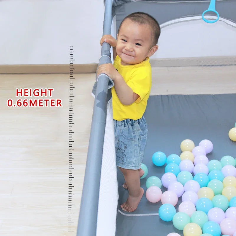 IMBABY Baby Playpen 150x180cm Children's Parks for Babies with Foam Protection Newborn Fence Box Safety Children's Play Playpen